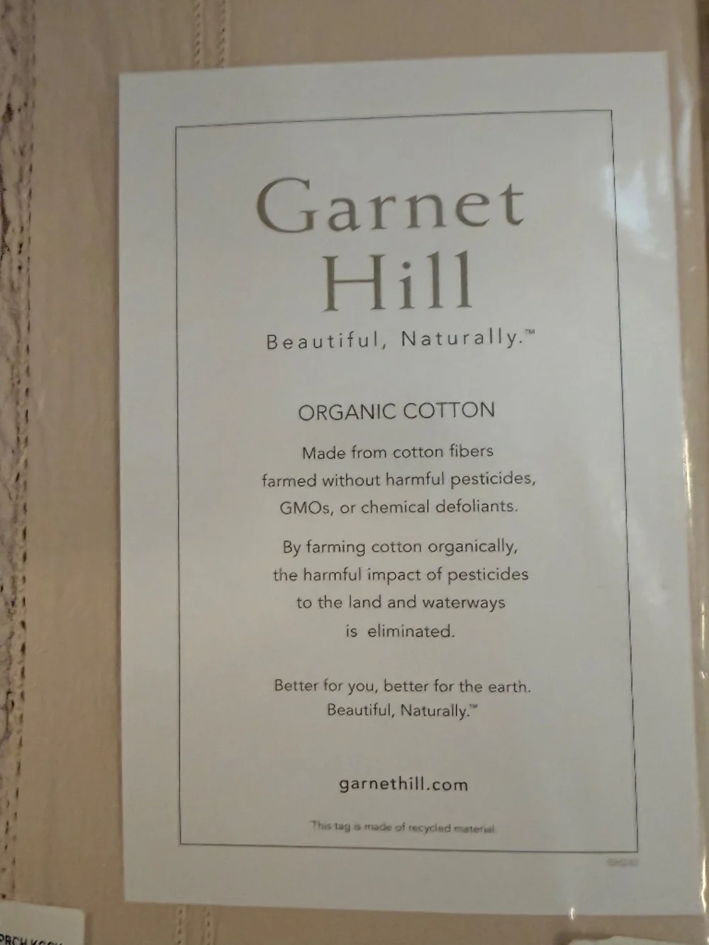 Garnet Hill Organic Cotton Duvet Set